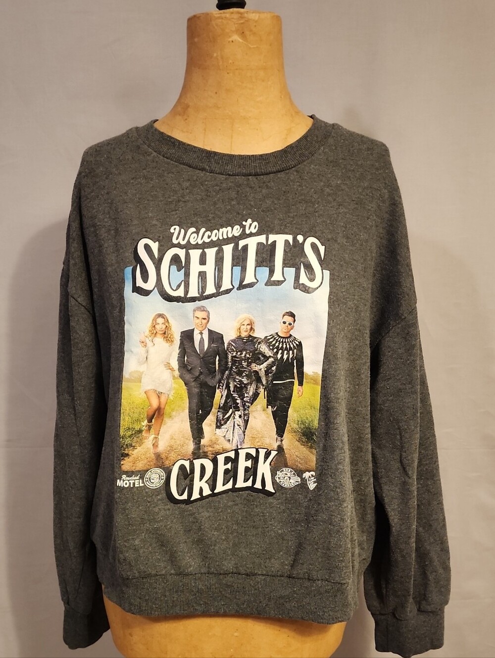 Rosebud Gray "Welcome to Schitt's Creek" Graphic Sweatshirt